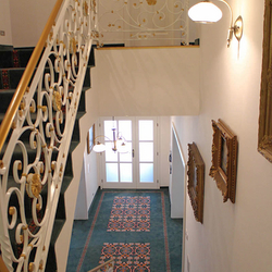 Wrought iron railings - 19th century villa