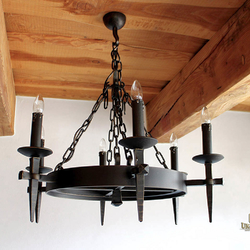 Luxury chandelier ‘ANTIK‘ with historical design - lighting for historical buildings, castles, manor houses, chateaus