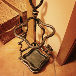 A design umbrella holder hand-forged in UKOVMI - luxury hallway furniture