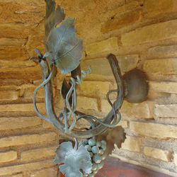 Ručne kovaná lampa Vinič - vintage svietidlo Ručne kovaná lampa Vinič - vintage svietidlo