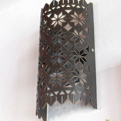 Forged wall lampshade with lace pattern - design lampshade