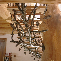 A hand-forged staircase - a tree 