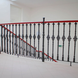 Interior staircase railings