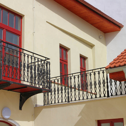 Copy of cast iron railings - balcony railings