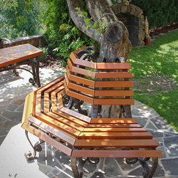 An exceptional bench in the park and garden - luxury garden furniture