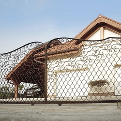 A wrought iron gate - the Renaissance touch