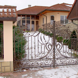 A wrought iron gate with the Renaissance touch