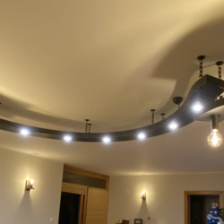 A bespoke modern pendant lighting – A hallway and dining room lighting 