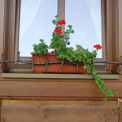 A wrought iron flower stand - Granny