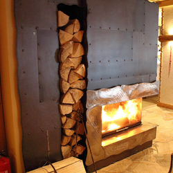 Fiery passion - wrought iron fireplace Srdiecko Hotel
