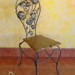 A hand wrought iron chair - luxury chairs A hand wrought iron chair - luxury chairs