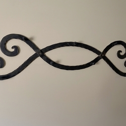 Forged wall-mounted hanger