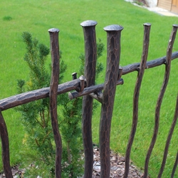 High-quality vintage cottage fencing designed and manufactured in the Atelier of Artistic Smithcraft UKOVMI